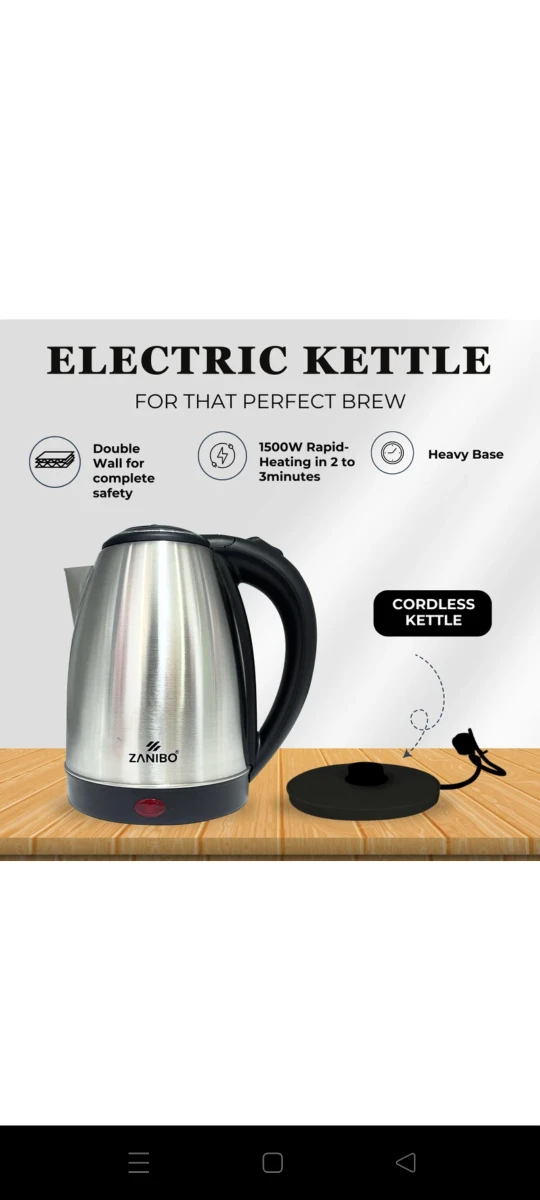 Zanibo Electric Kattle  (For Rent)